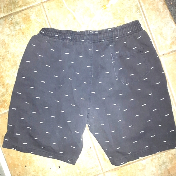 💌 5 for 15 - Mens XS Navy Blue Fishbone Shorts - Picture 3 of 5